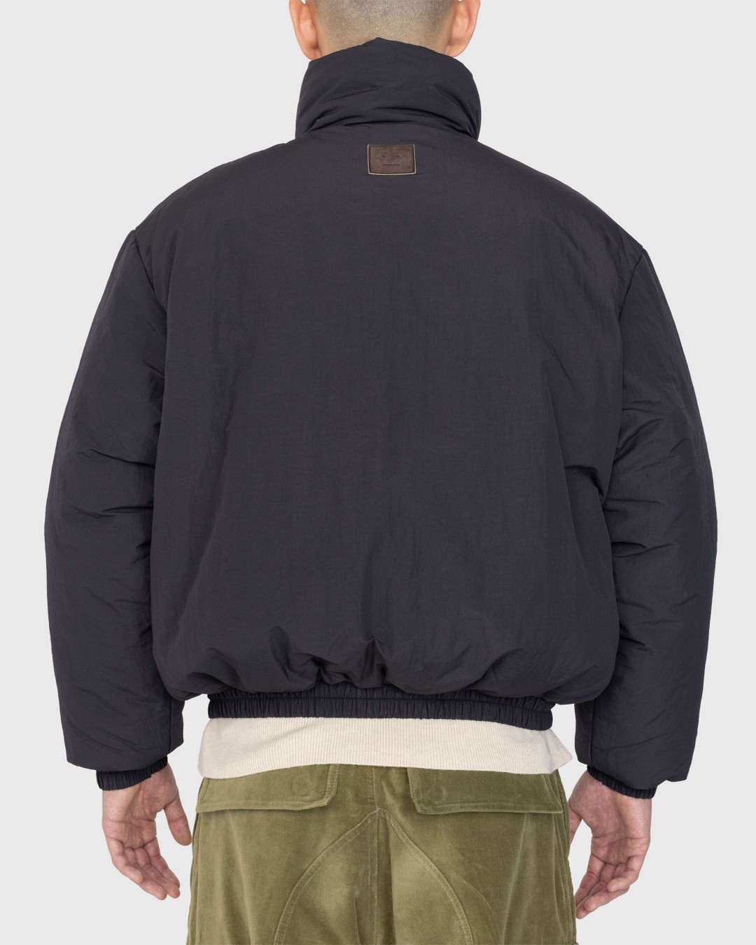 Acne studios down on sale filled coat black