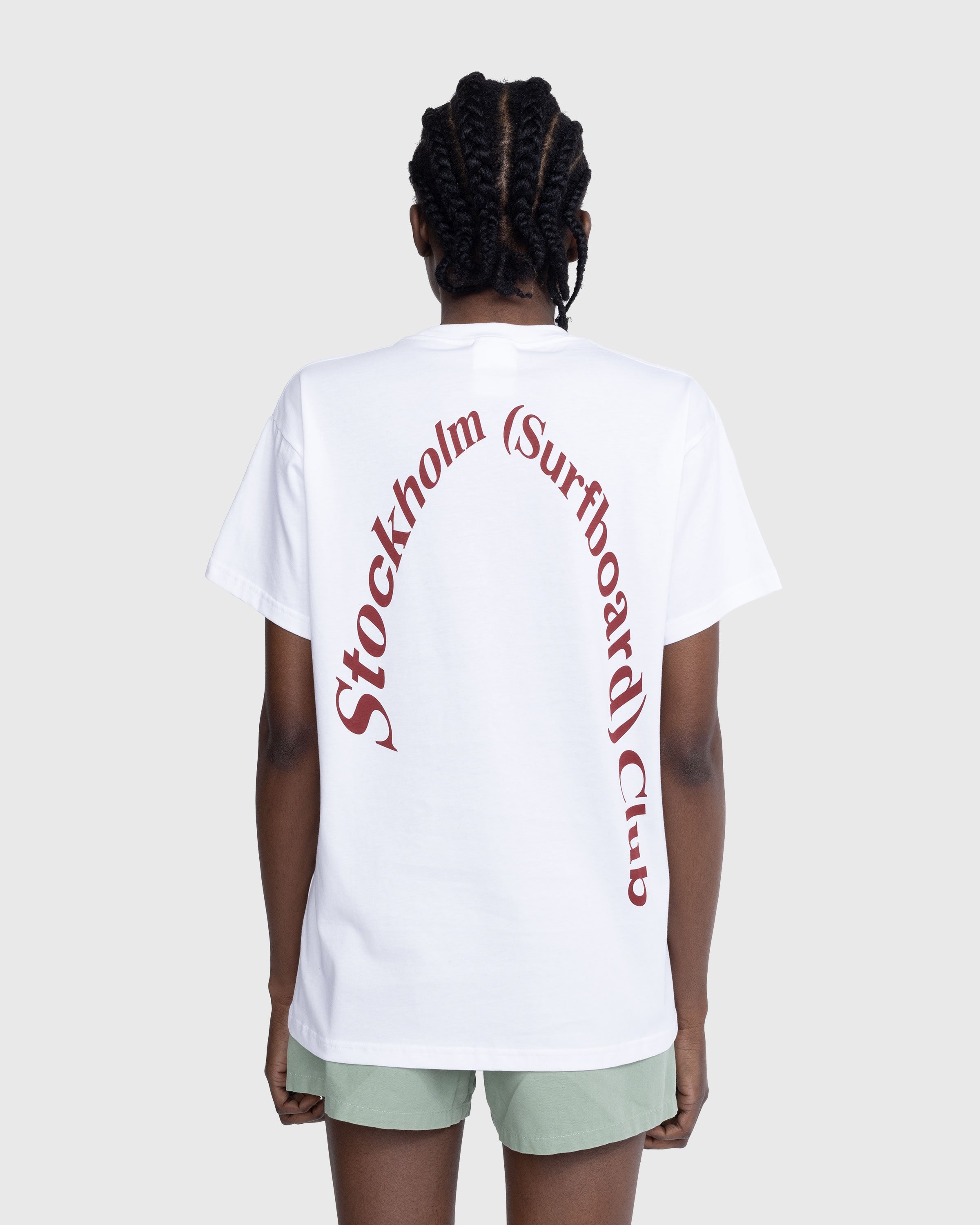 Stockholm Surfboard Club – Logo T-Shirt White