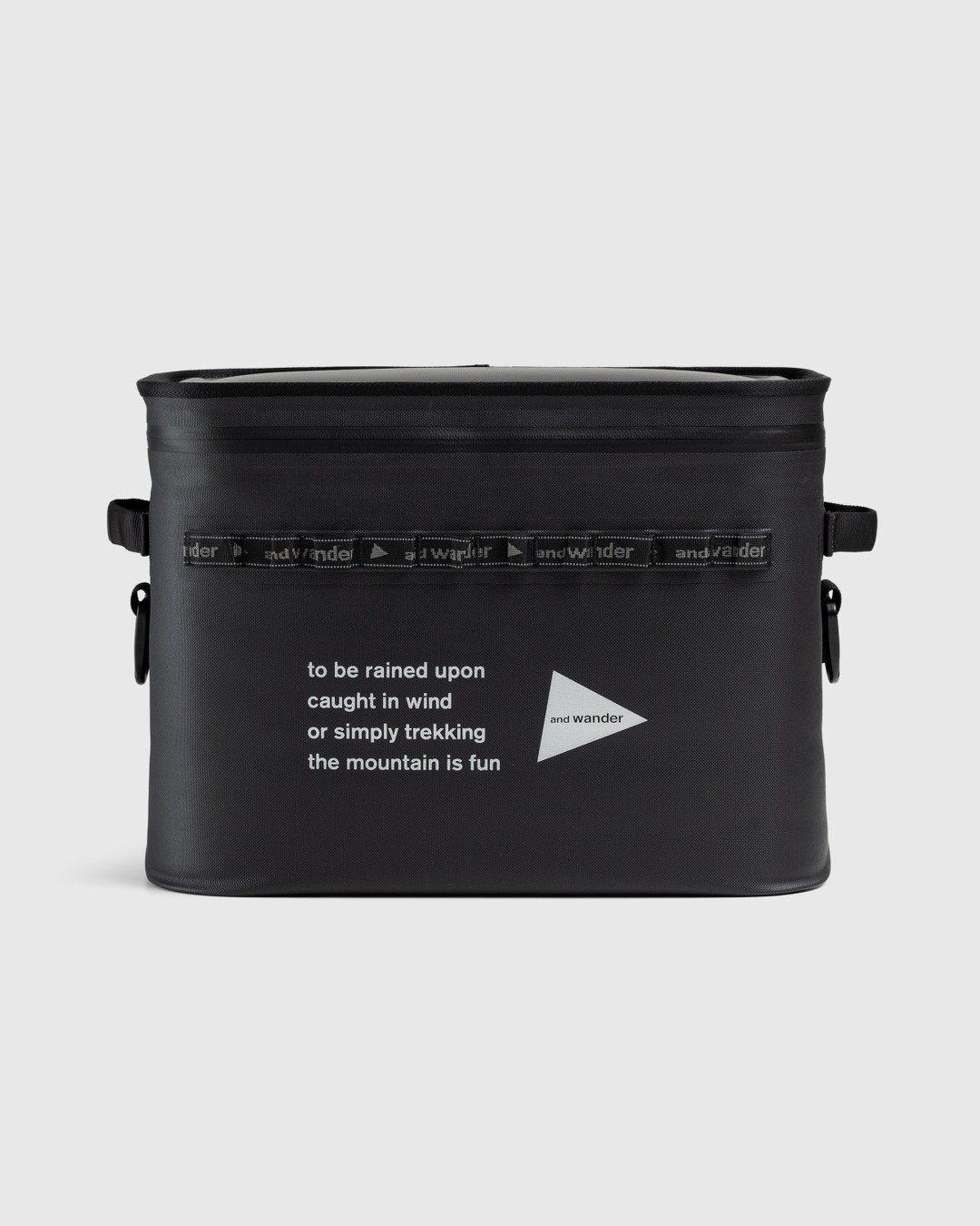 And Wander – Waterproof Cooler Black - Lifestyle - Black - Image 2