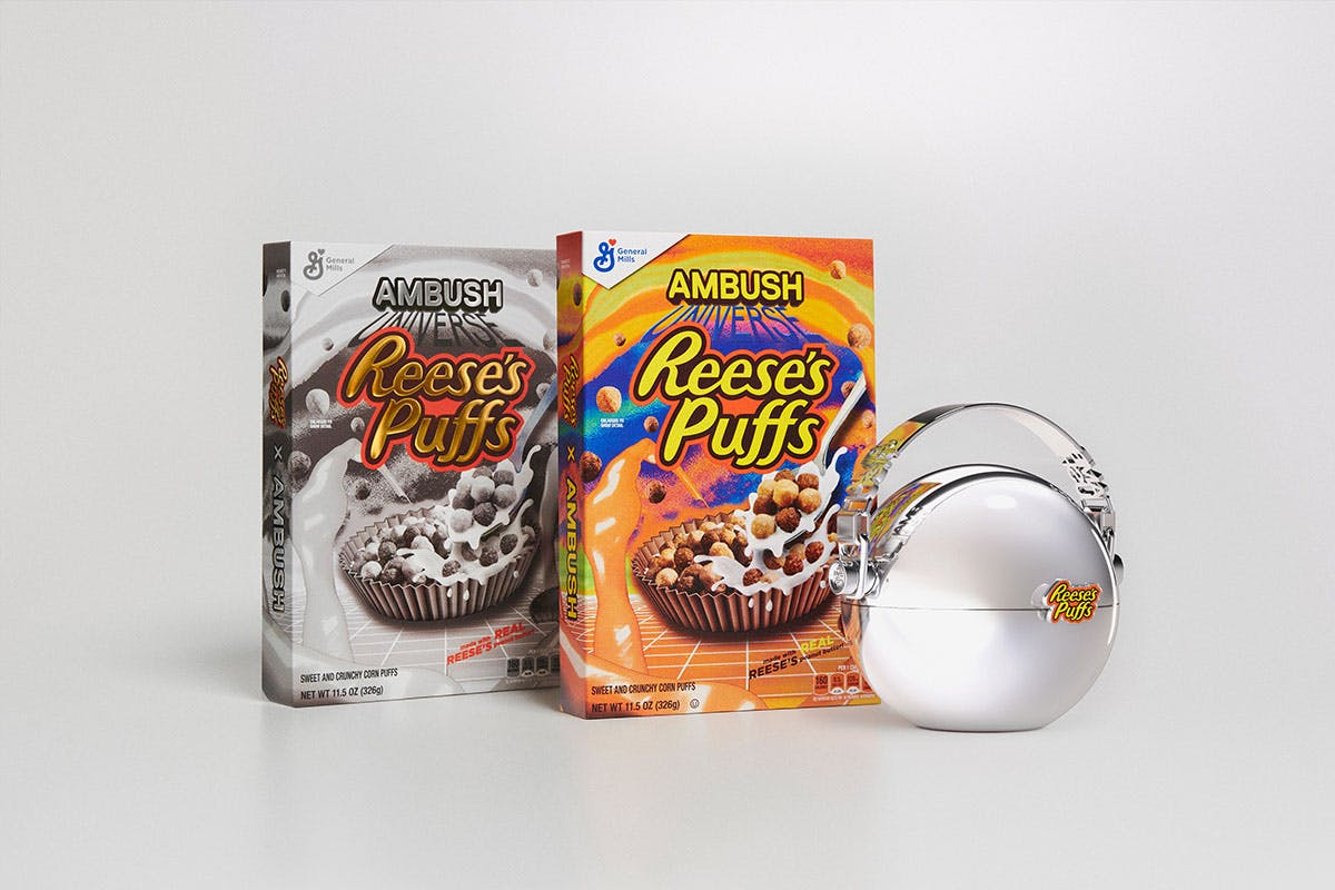 AMBUSH & Reese's Puffs Announce Limited-Edition Cereal Boxes