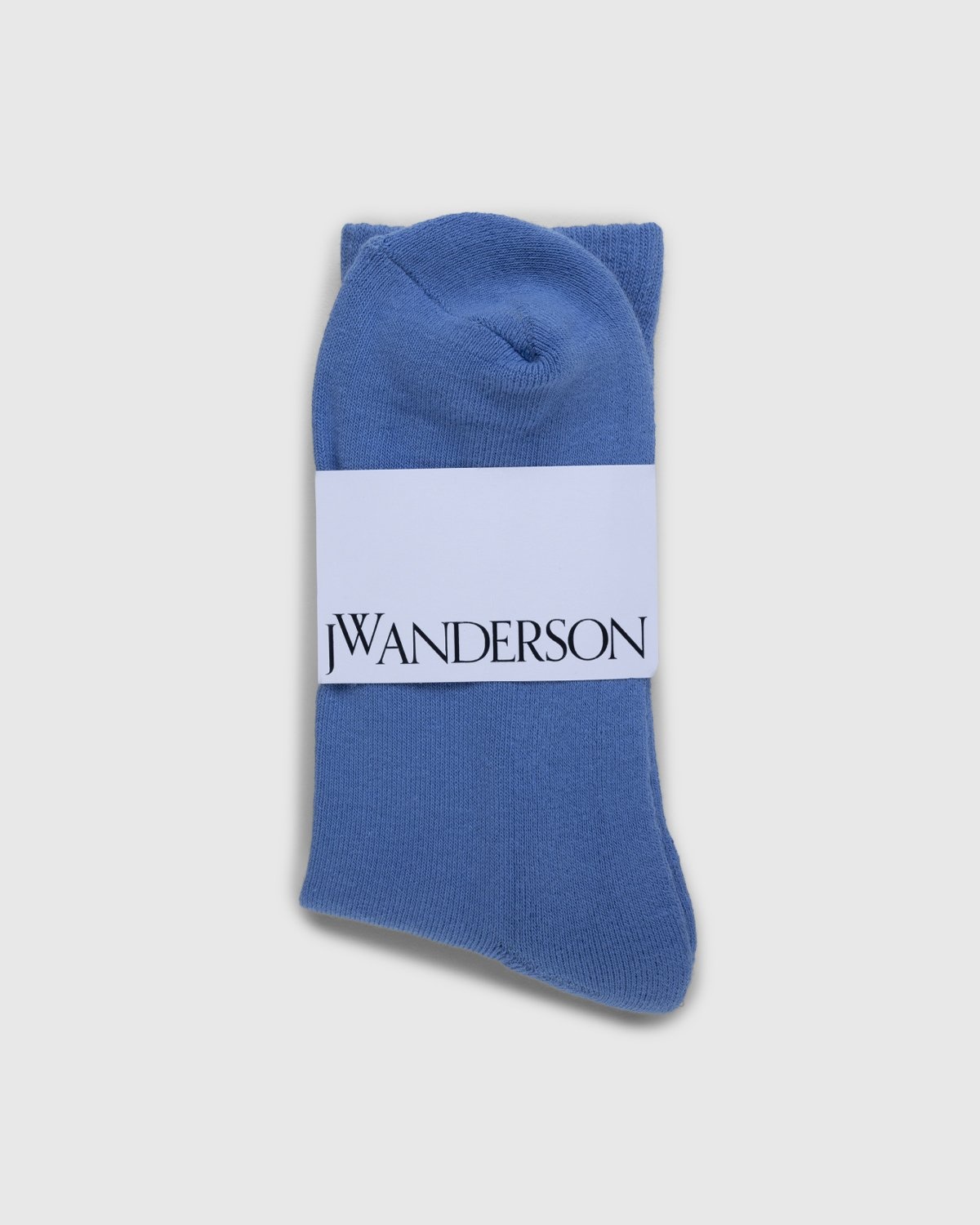 J.W. Anderson – Handwritten JWA Logo Short Ankle Socks Light Blue - Crew - Blue - Image 2