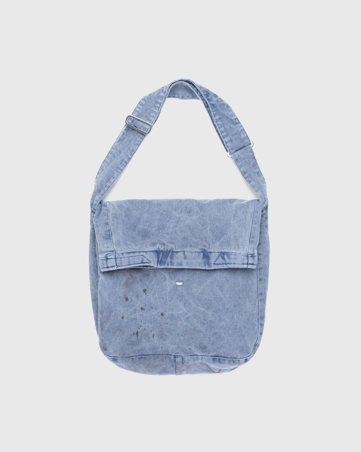 Our Legacy – Washed Denim Sling Bag Black - Bags - Grey - Image 1