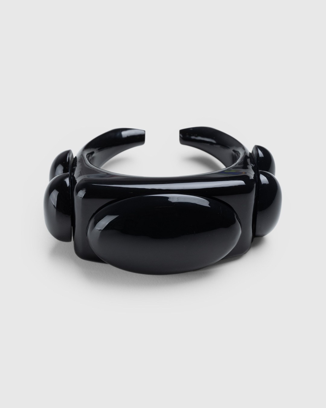 Jean Paul Gaultier – Shiny Square Bracelet Black - Jewelry - Black - Image 1