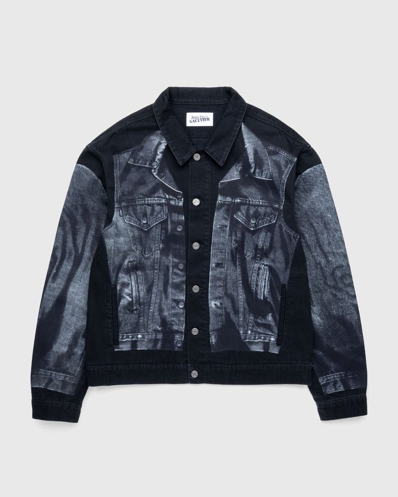 Trompe L'œil Denim Jacket Black