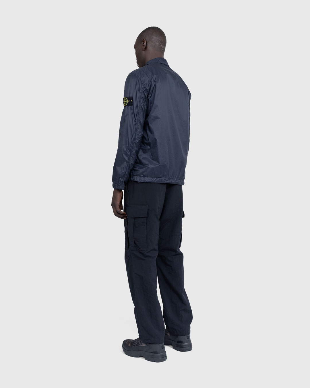 Stone island overshirt navy clearance