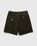 BOSS x Phipps – Cotton Shorts With Buttoned Hem Dark Green - Shorts - Green - Image 2