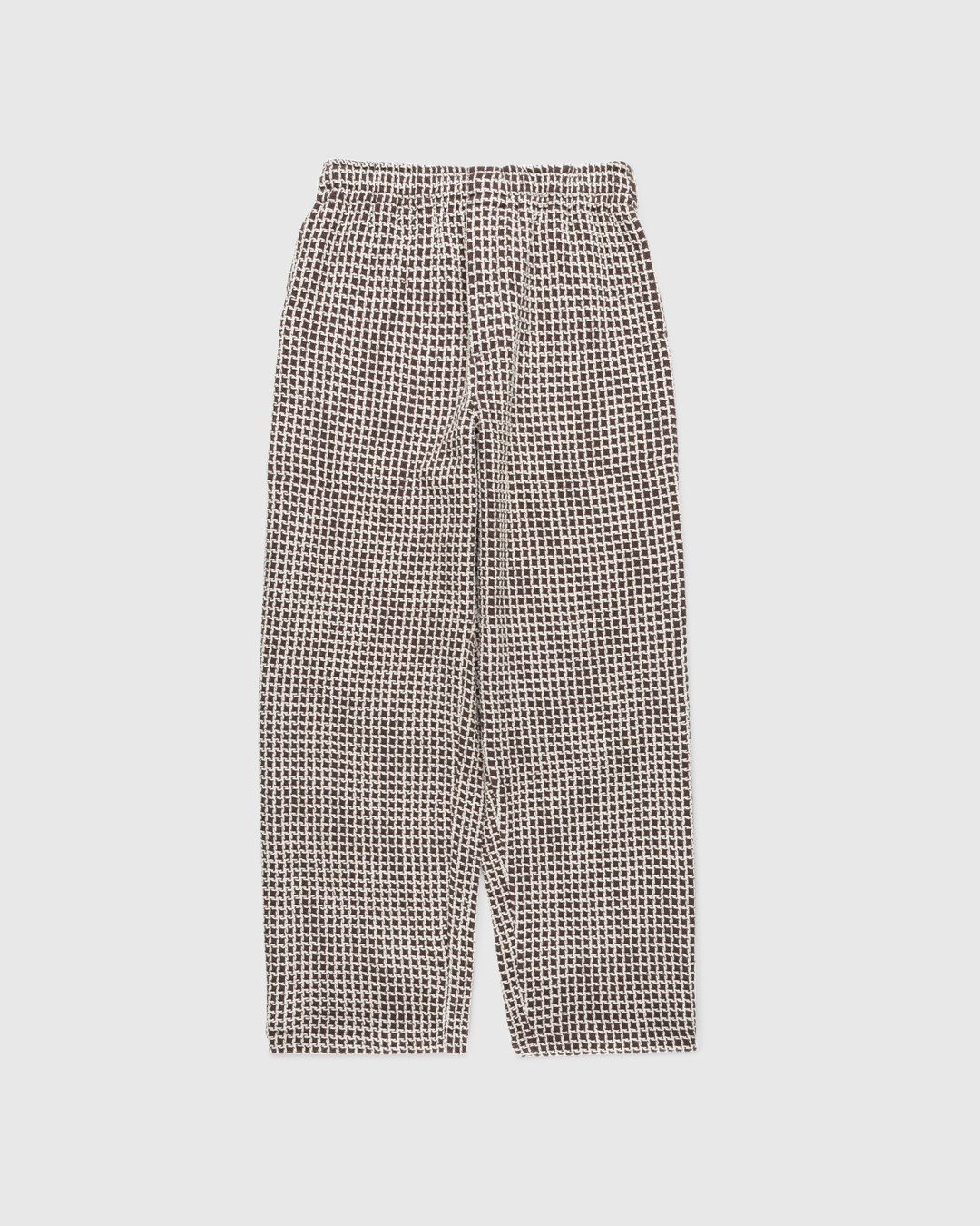 bode – Duo Waffle Pant Brown - Pants - Brown - Image 1