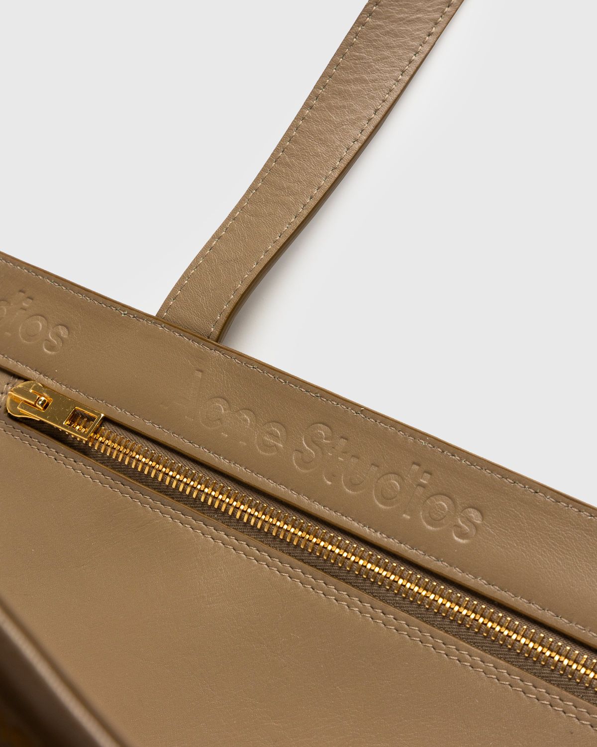 Acne Studios – Oilcloth Tote Bag Hunter Green - Bags - Brown - Image 5