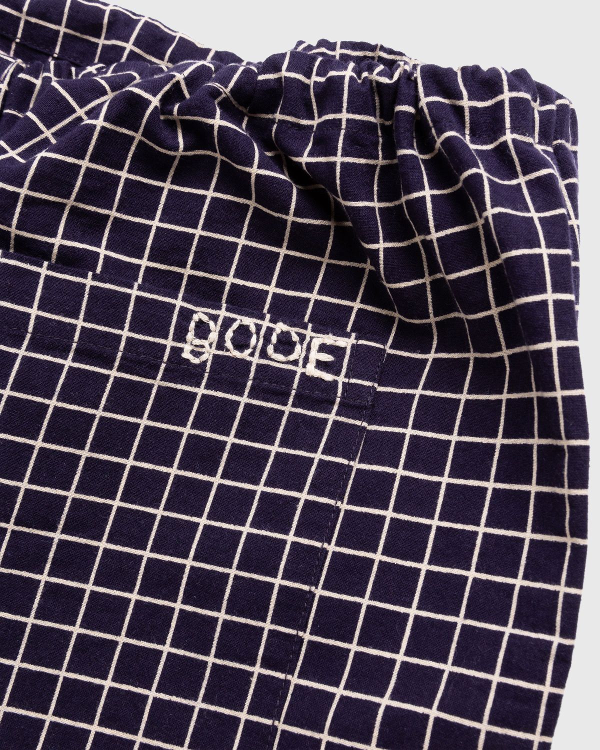 bode – Midnight Grid Pajama Pant - Pants - Blue - Image 3
