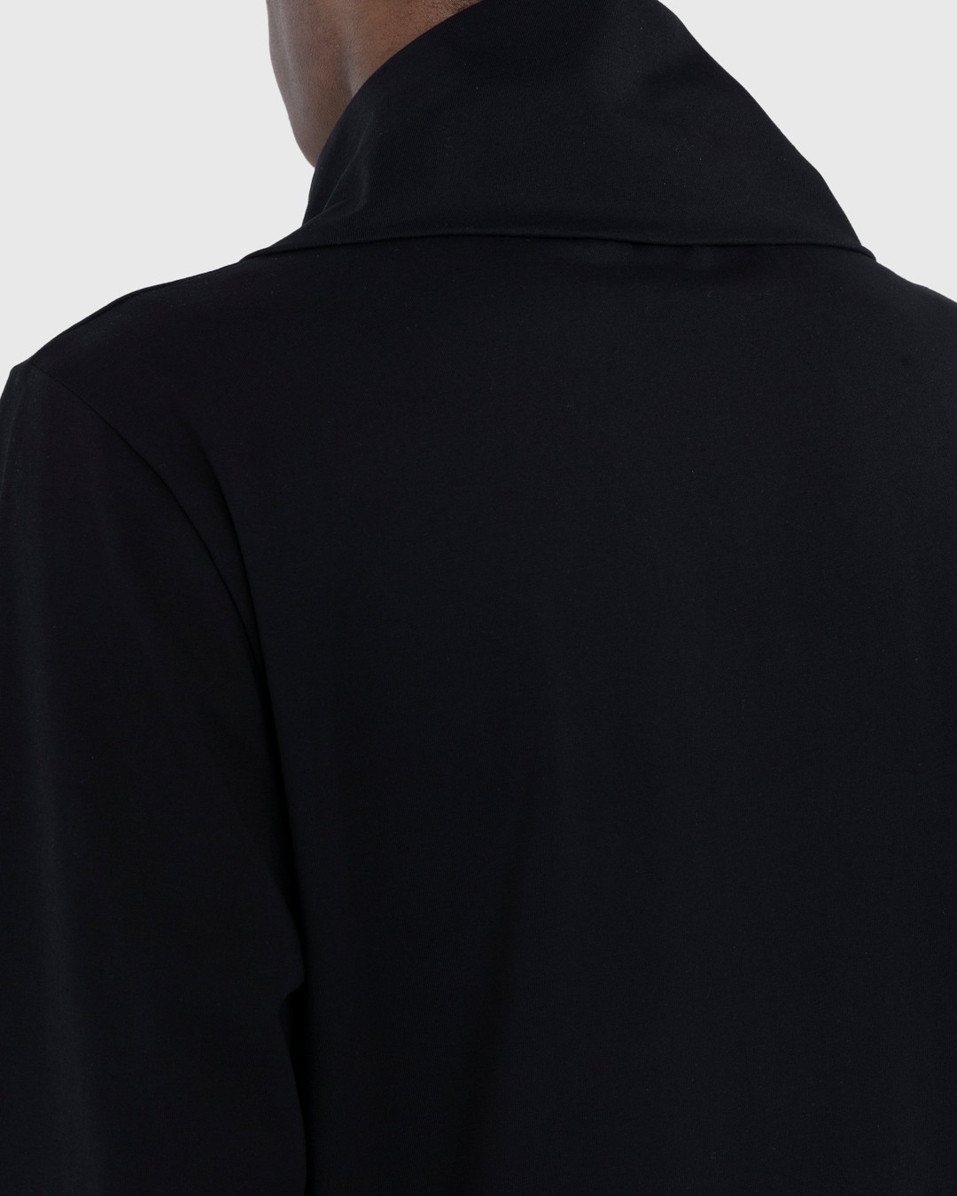 Jil Sander – Zip-Up Longsleeve Black - Longsleeves - Black - Image 8