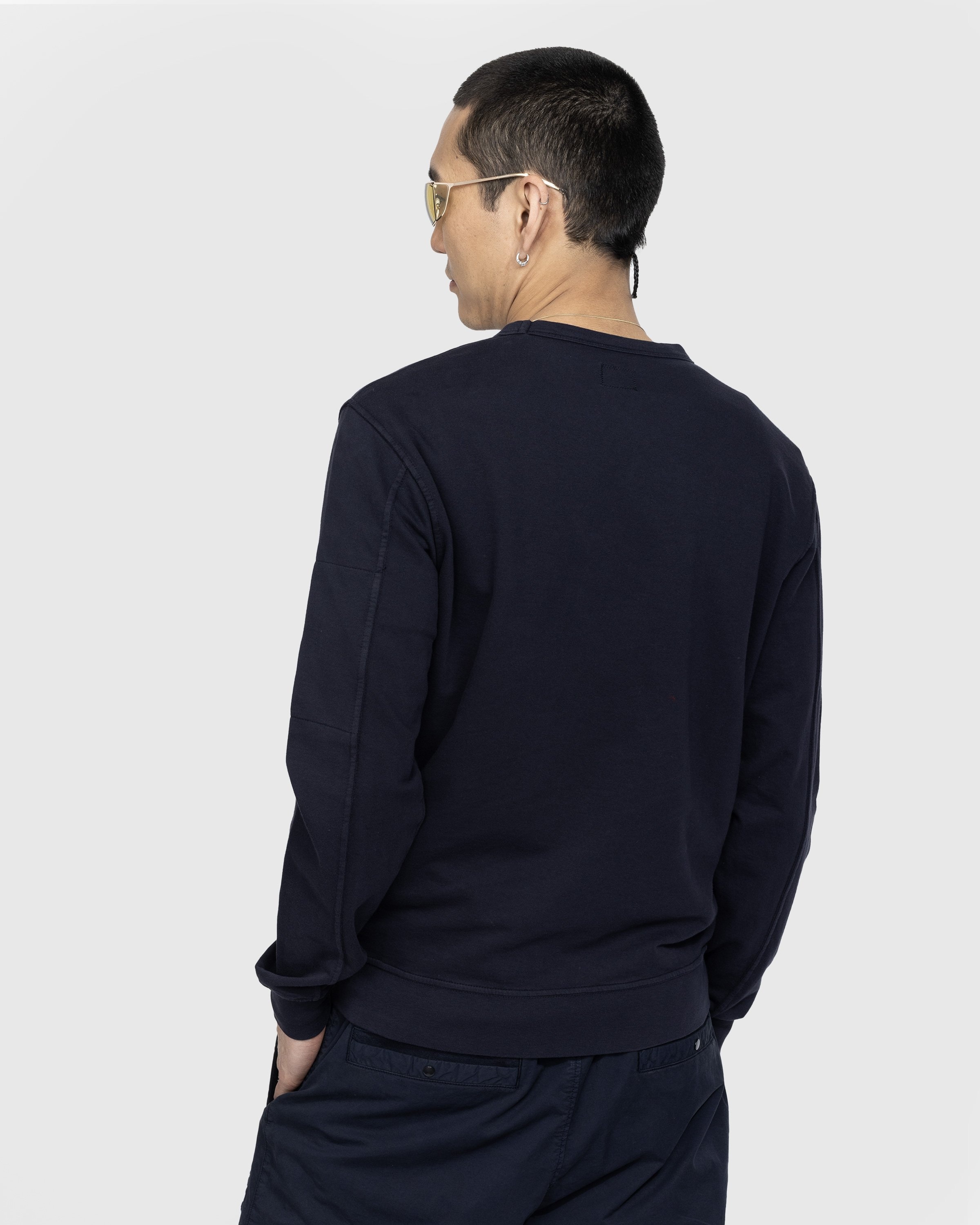 C.P. Company Light Fleece Sweatshirt Blue Highsnobiety Shop