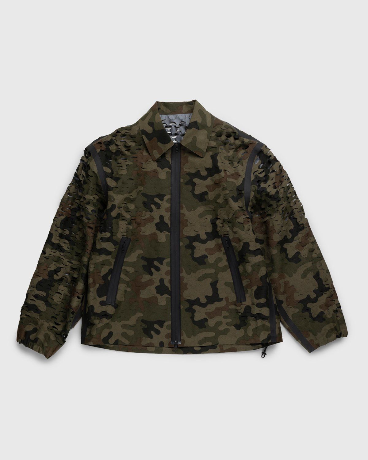 Dries van Noten – Voyde Laser Jacket Camouflage - Jackets - Brown - Image 1