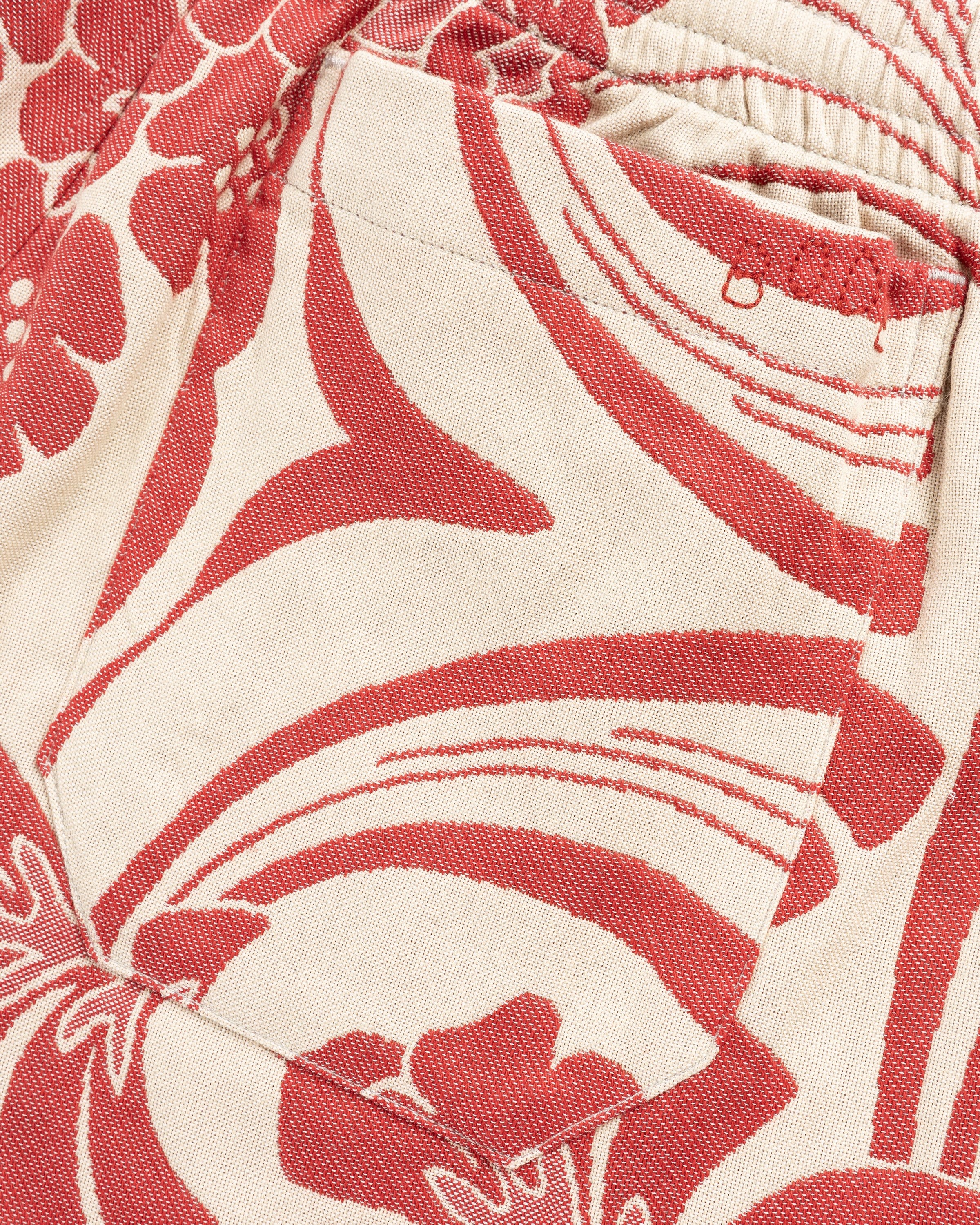 Bode – Nouveau Monstera Shorts Red - Shorts - Red - Image 5