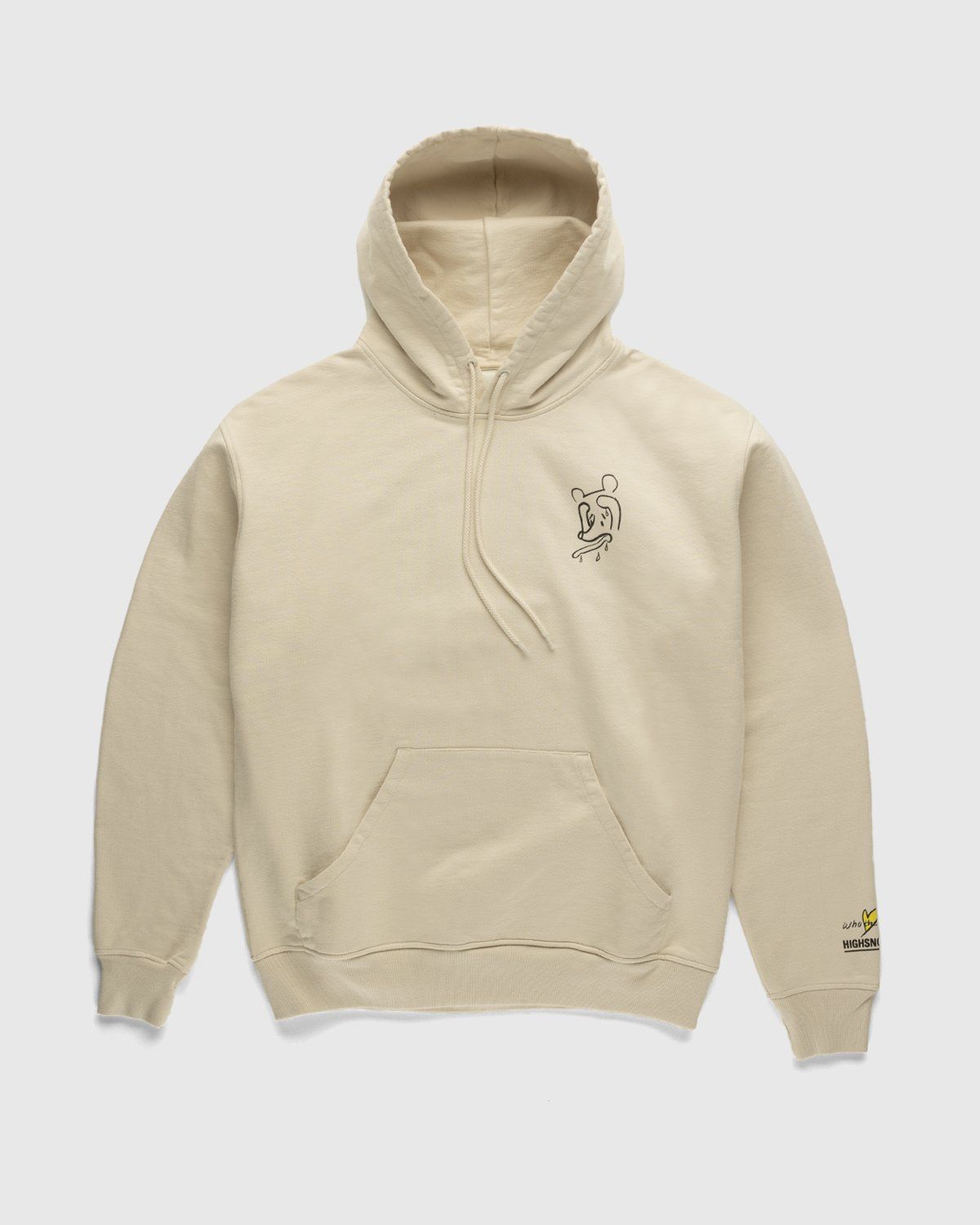 Simon Fujiwara x Highsnobiety – Who The Baer Hoodie Eggshell - Sweats - Beige - Image 2