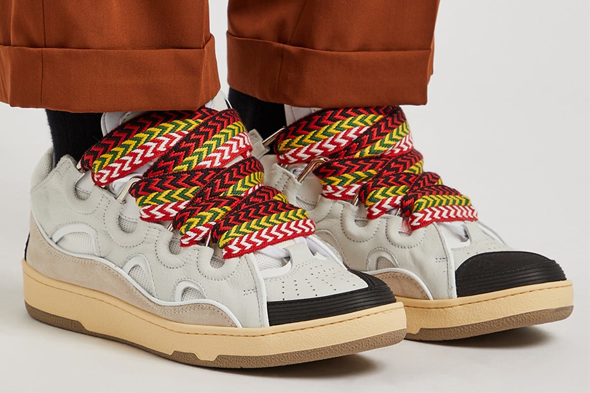 Shop the Lanvin Curb Sneakers on