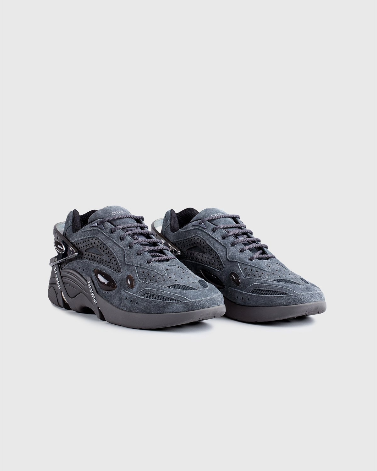 Raf Simons – Cylon Grey - Low Top Sneakers - Grey - Image 3