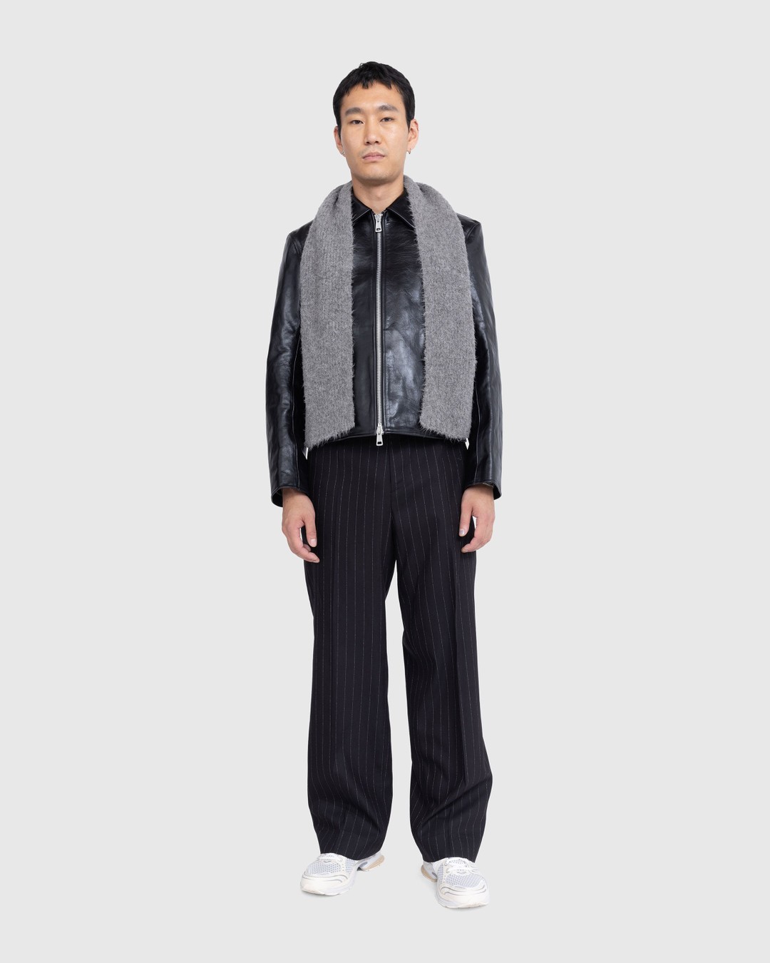 Our Legacy – Floss Scarf Gray - Scarves - Grey - Image 3