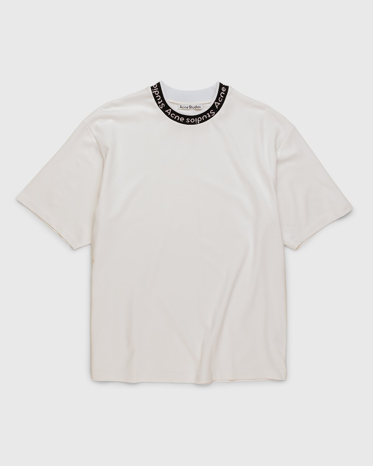 Acne Studios – Logo T-Shirt White - T-Shirts - White - Image 1