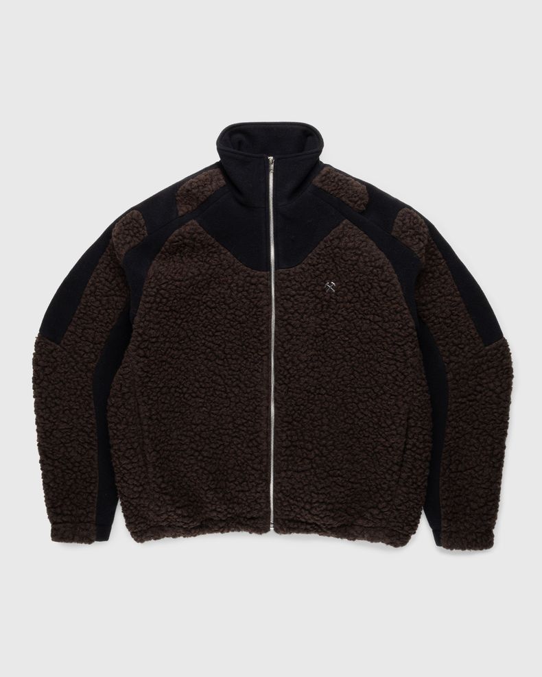 Ercan Fleece Jacket Black/Brown
