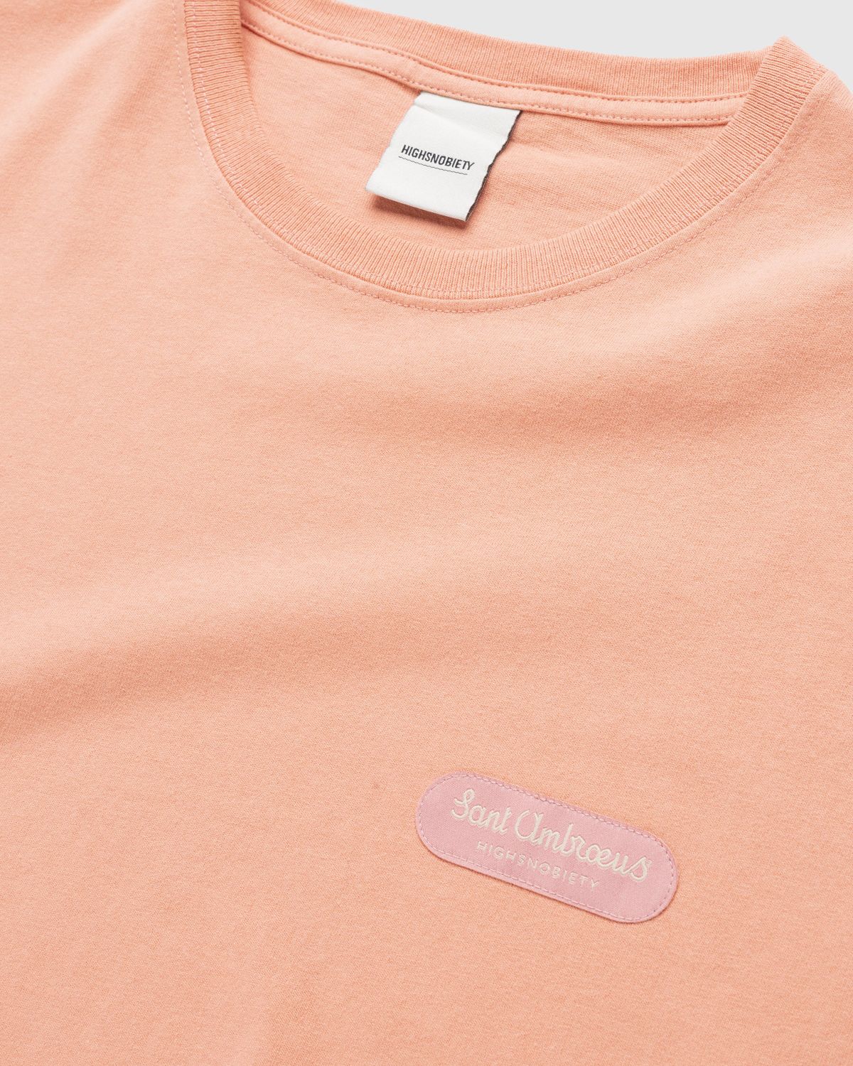 Highsnobiety x Sant Ambroeus – T-Shirt Pink - T-shirts - Pink - Image 6