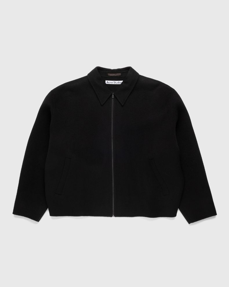 Acne Studios – Wool Zipper Jacket Black