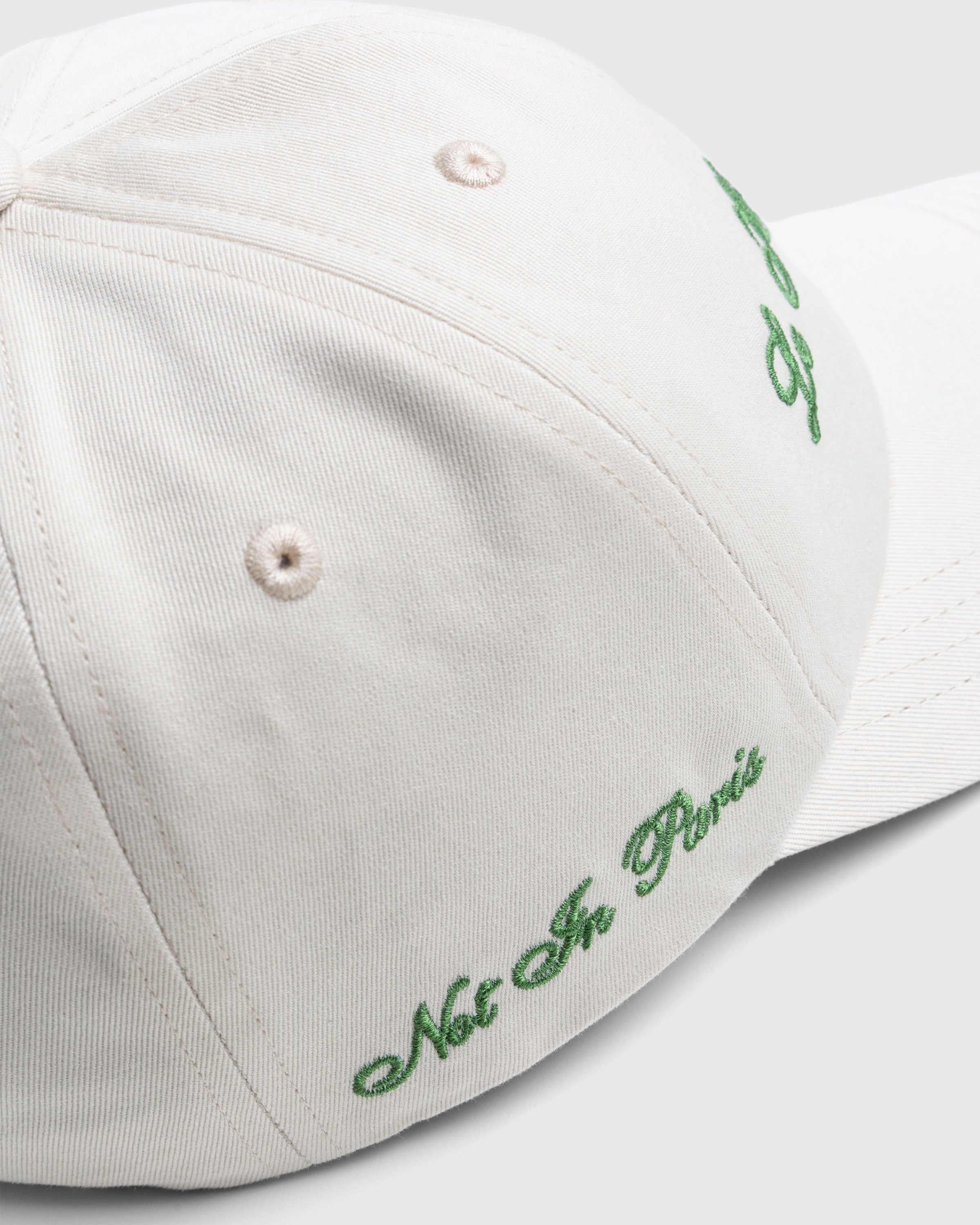 Highsnobiety – Not in Paris 5 Cap Eggshell - Hats - Beige - Image 5