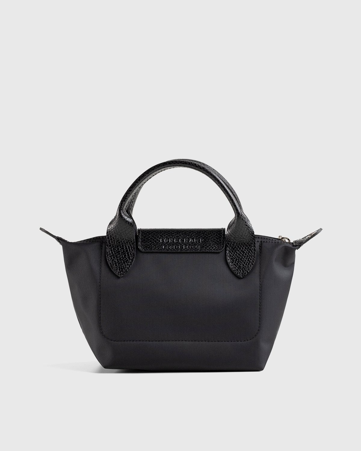 Longchamp x André Saraiva – Le Pliage André Top Handle Bag Black - Shoulder Bags - Black - Image 2