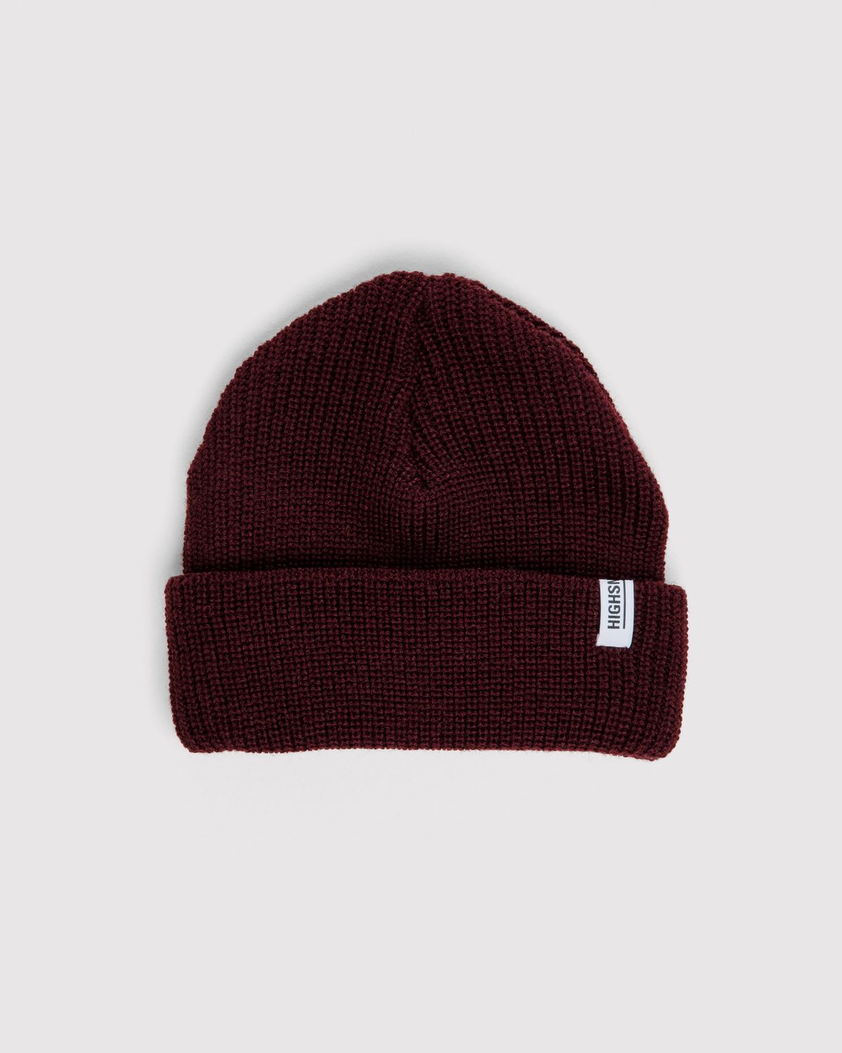 Highsnobiety – Staples Beanie Burgundy - Hats - Red - Image 1