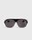 Rim Aviator Sunglasses Black