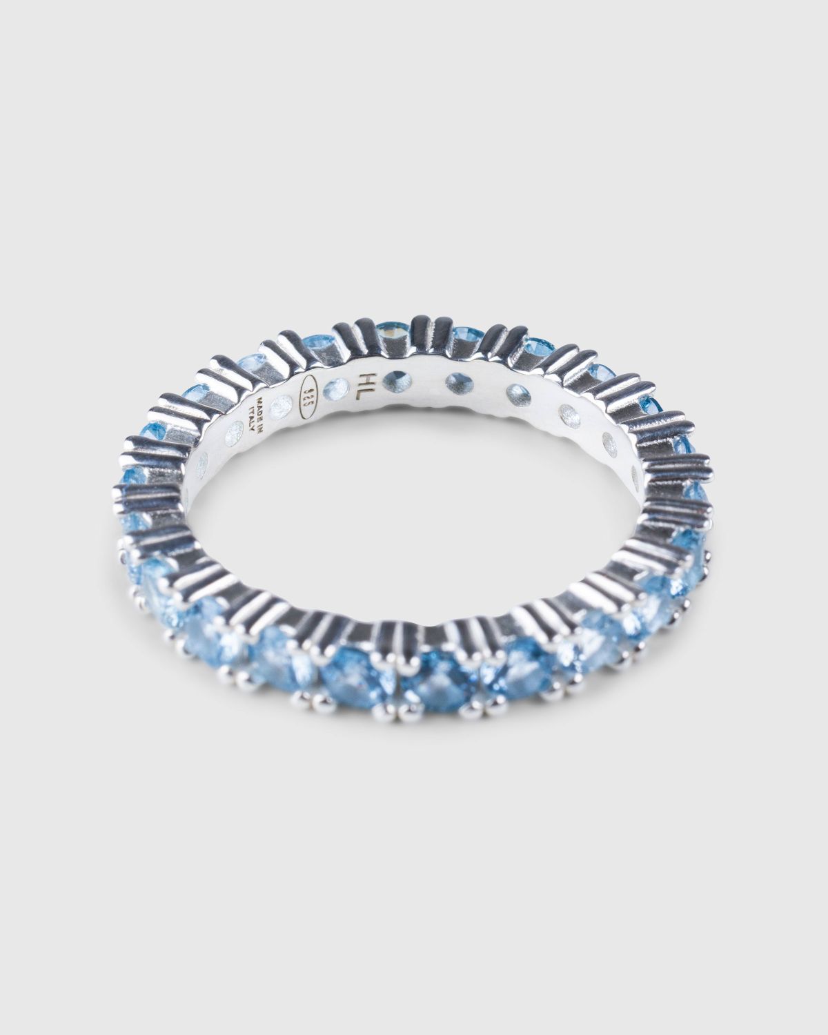 Hatton Labs – Eternity Ring Silver/Aqua - Jewelry - Multi - Image 2