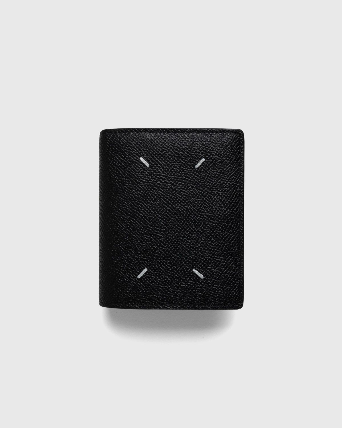 Maison Margiela – Leather Bifold Wallet Black - Wallets - Black - Image 1