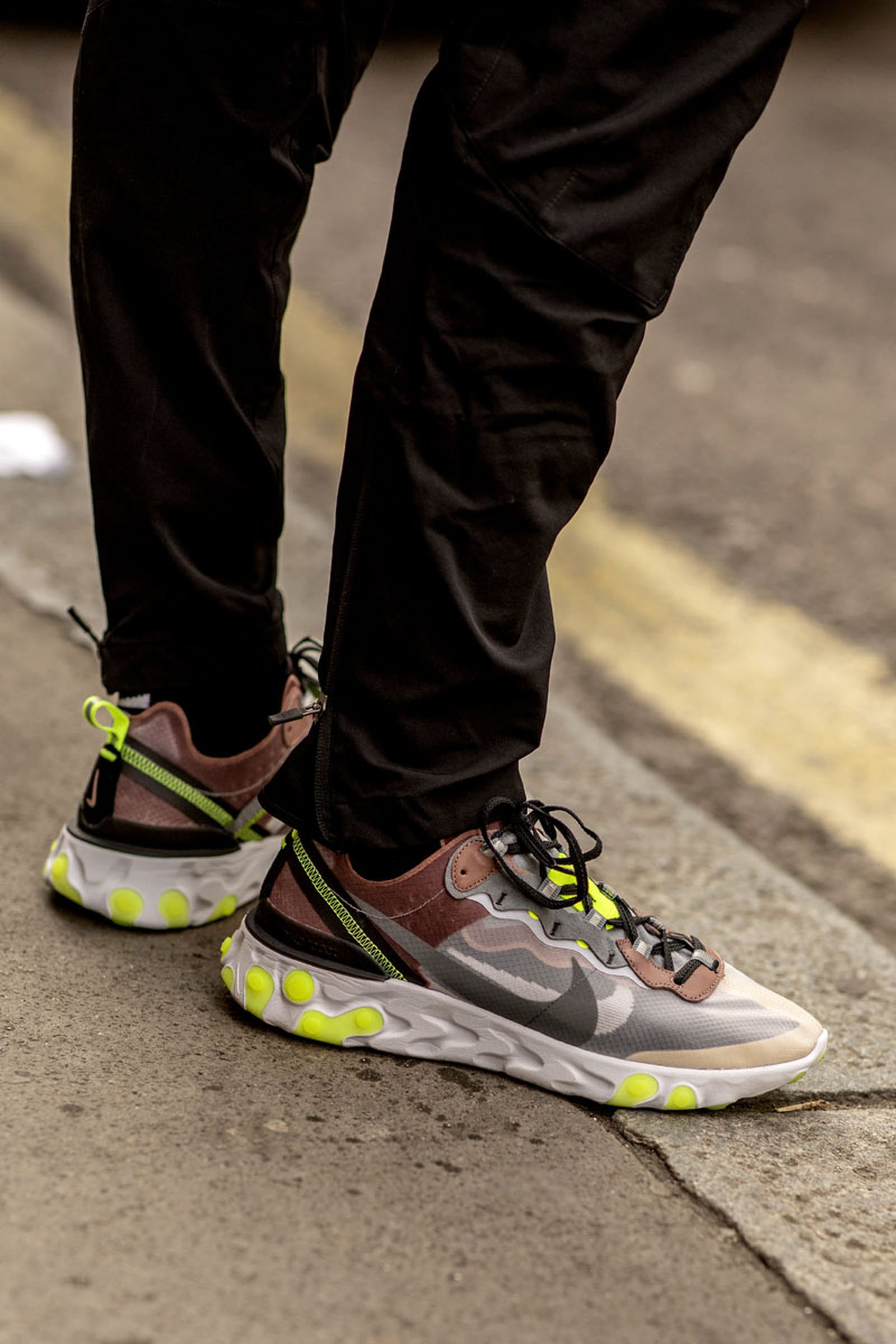 london fashion week ss19 sneaker street style roundup