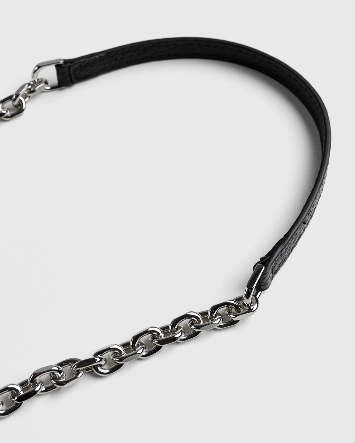 Maison Margiela – Leather Wallet With Chain Black - Wallets - Black - Image 4