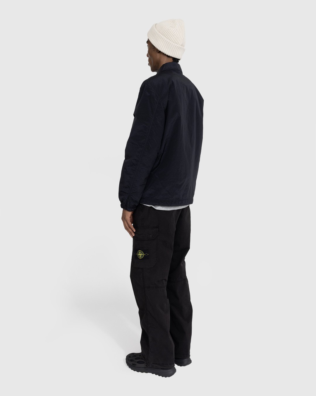 Stone Island – Lightweight Shirt Jacket Blue - Outerwear - Blue - Image 3