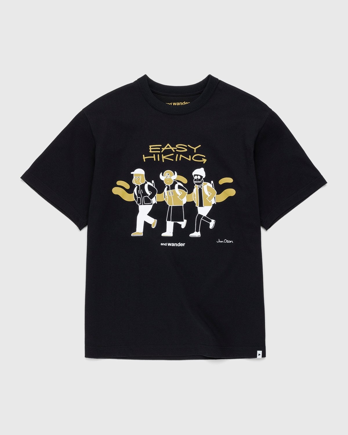 And Wander – Easy Hiking Dry T-Shirt Black - Tops - Black - Image 1
