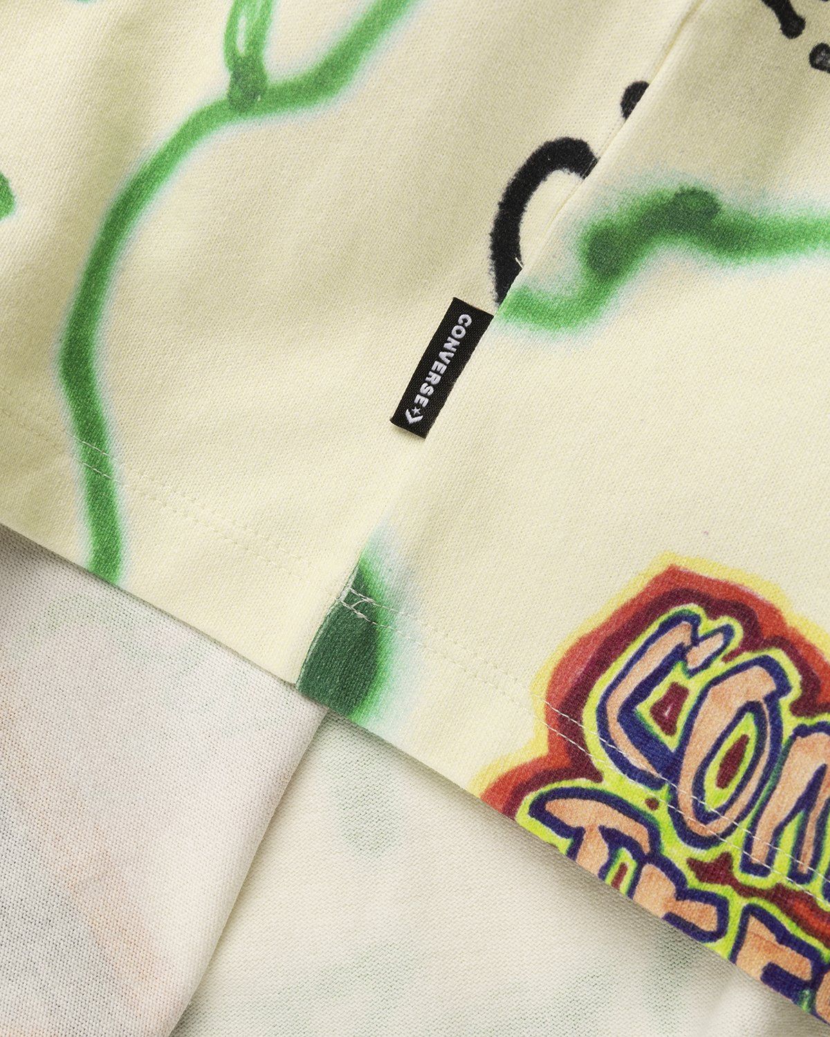 Converse x Come Tees – Floral Triangle Tee Bone - Tops - Multi - Image 8