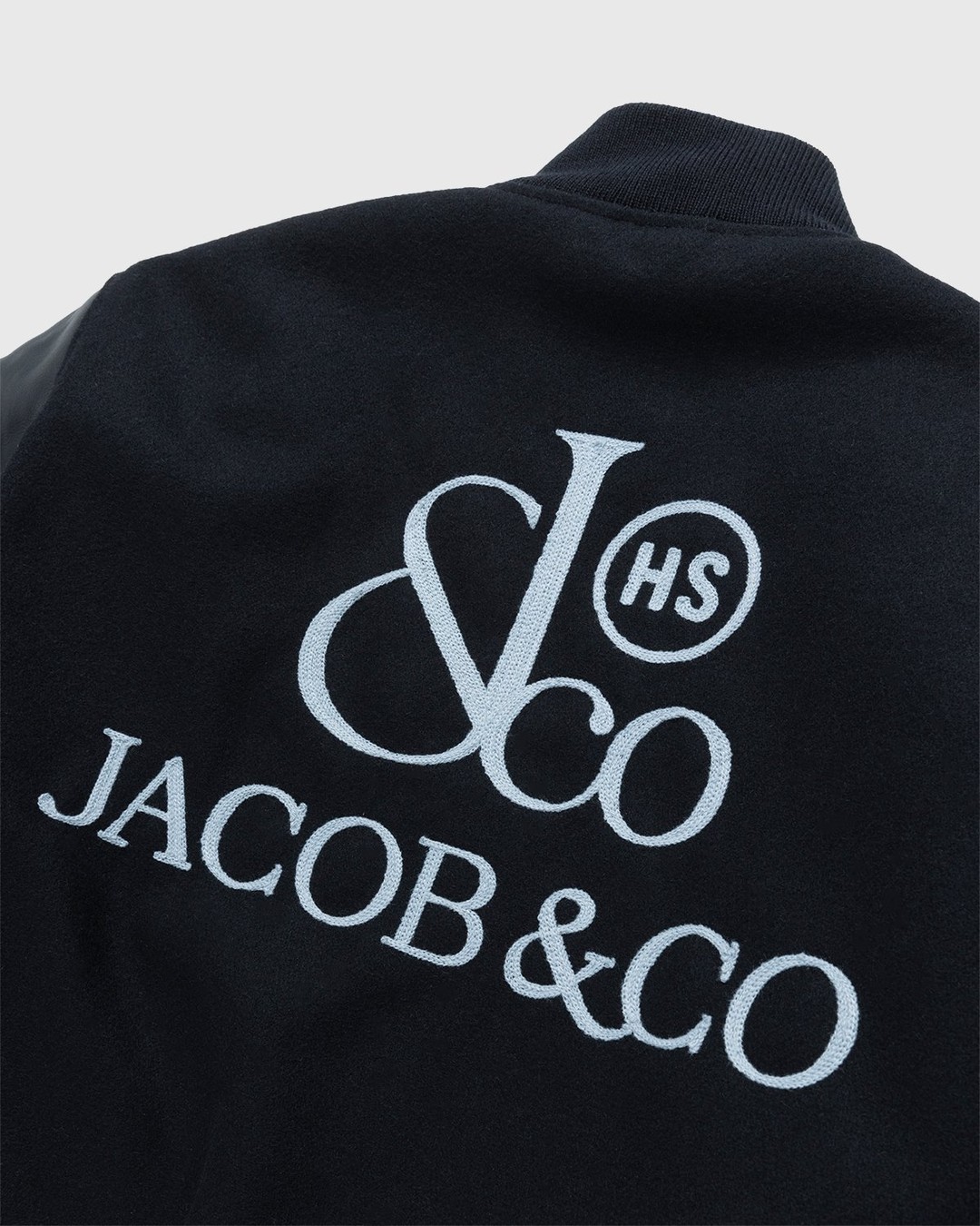 Jacob & Co. x Highsnobiety – Logo Varsity Jacket Black - Outerwear - Black - Image 7