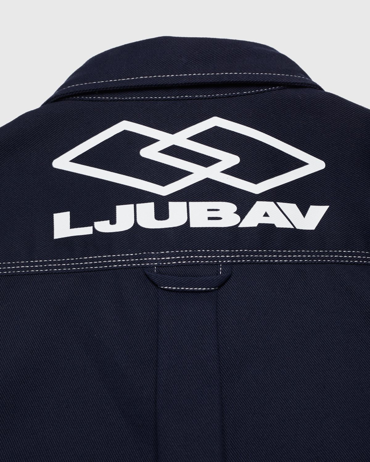Carhartt WIP x Ljubav – Chalk Shirt Jac Navy - Shirts - Blue - Image 4