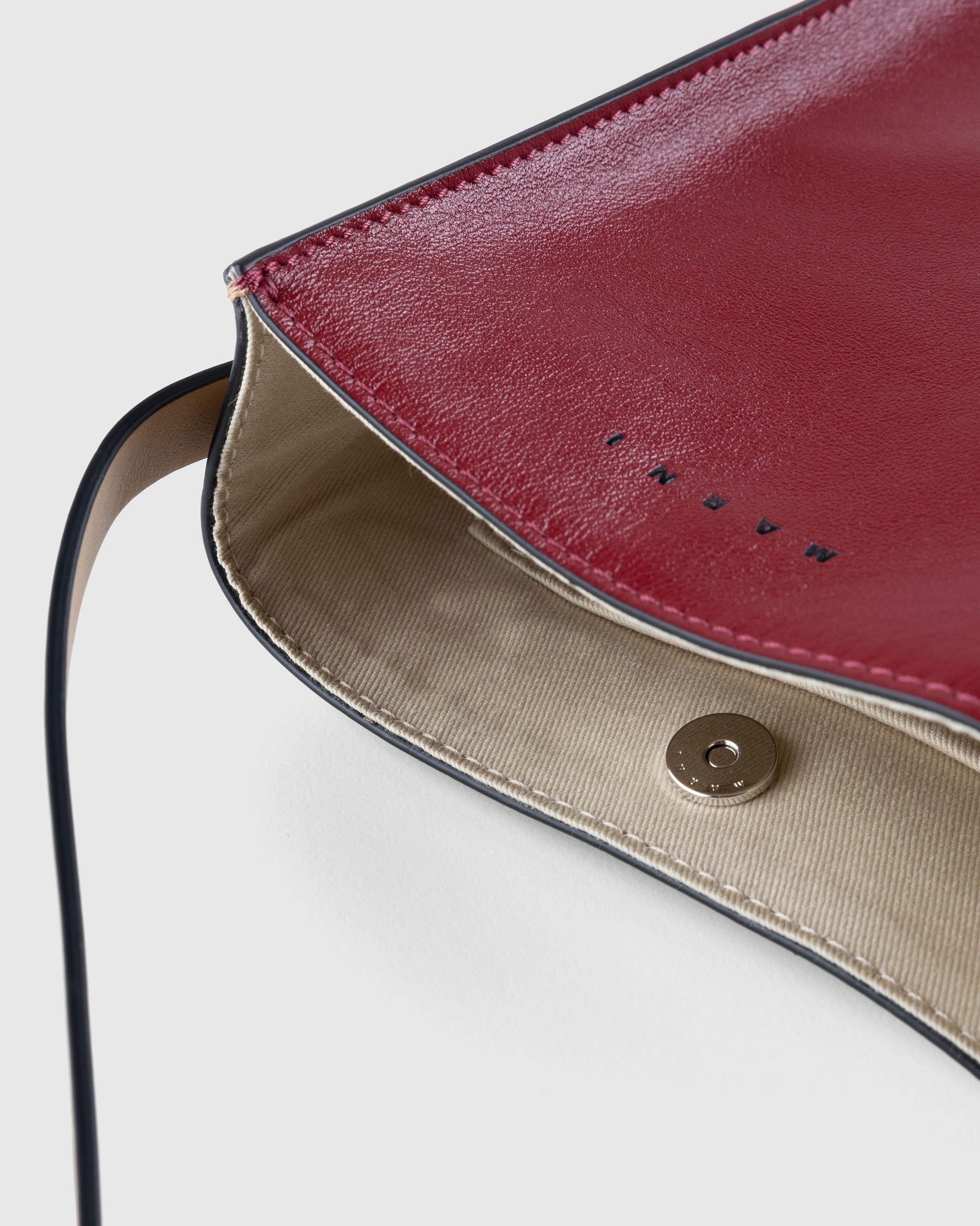 Marni – Museo Nano Bag Red/Beige - Bags - Red - Image 4