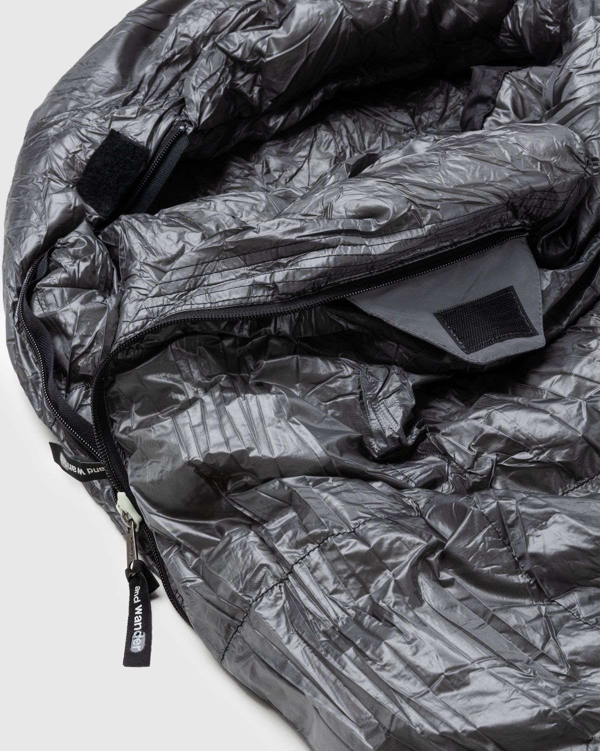 And Wander x Nanga – Down Sleeping Bag Grey - Lifestyle - Grey - Image 3