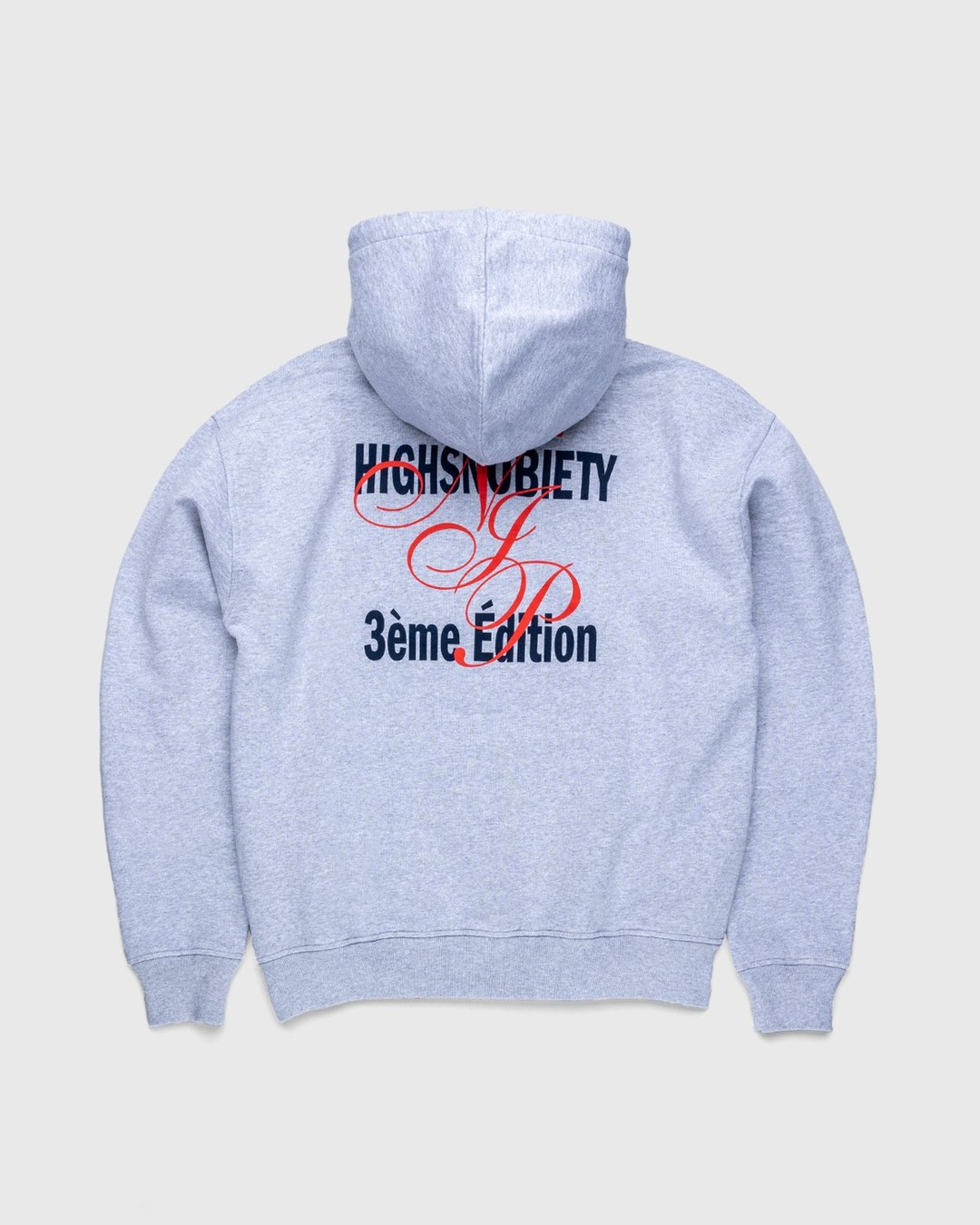 Highsnobiety – Not In Paris 3 Kiss Hoodie Grey - Sweats - Grey - Image 2