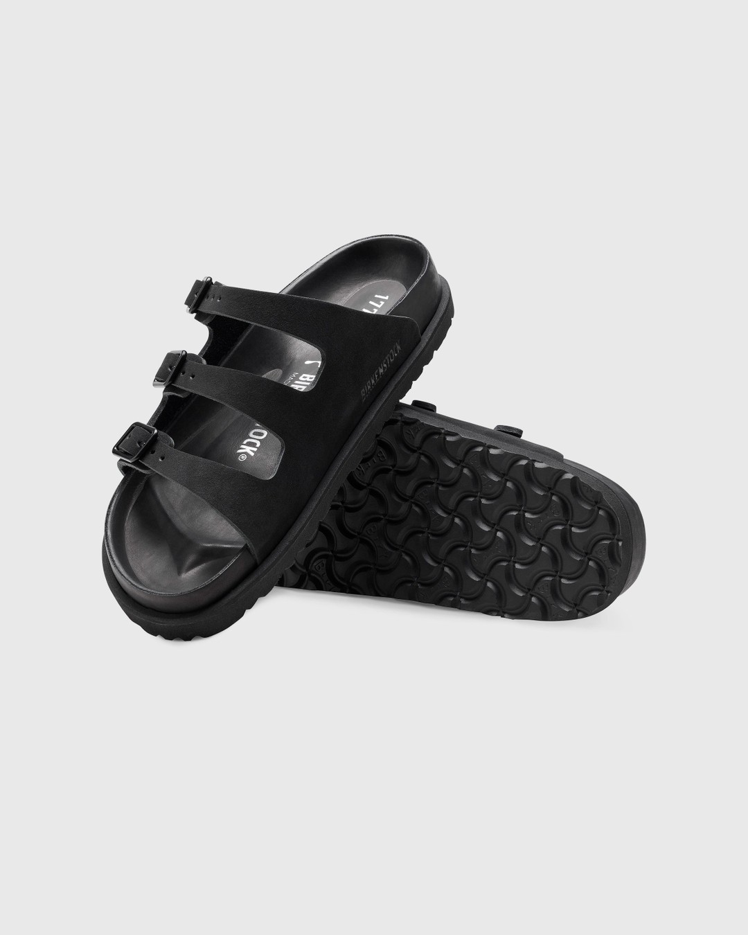 Birkenstock – Florida Suede Leather Black - Sandals - Black - Image 3