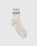 Acne Studios – Ribbed Logo Socks Black/white - Crew - White - Image 2