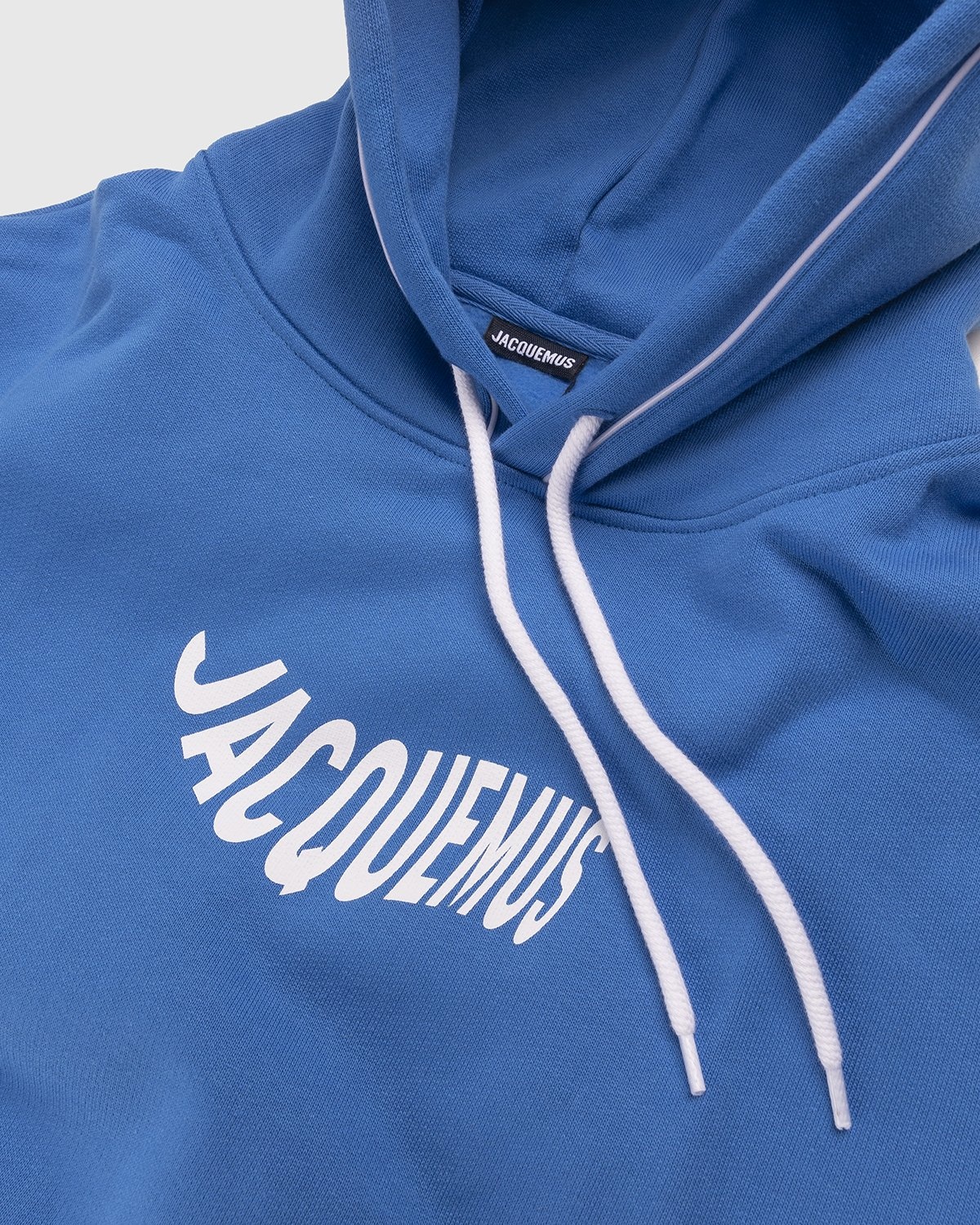 JACQUEMUS – Le Sweatshirt Vague Print Logo Wave Blue 