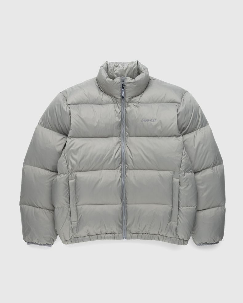 Down Puffer Jacket Seal Gray