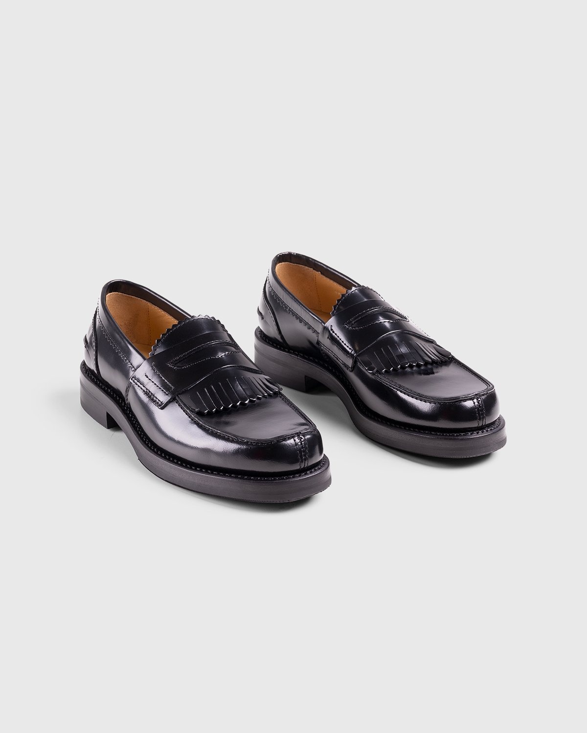 Our Legacy – Penny Loafer Black Leather - Shoes - Black - Image 3