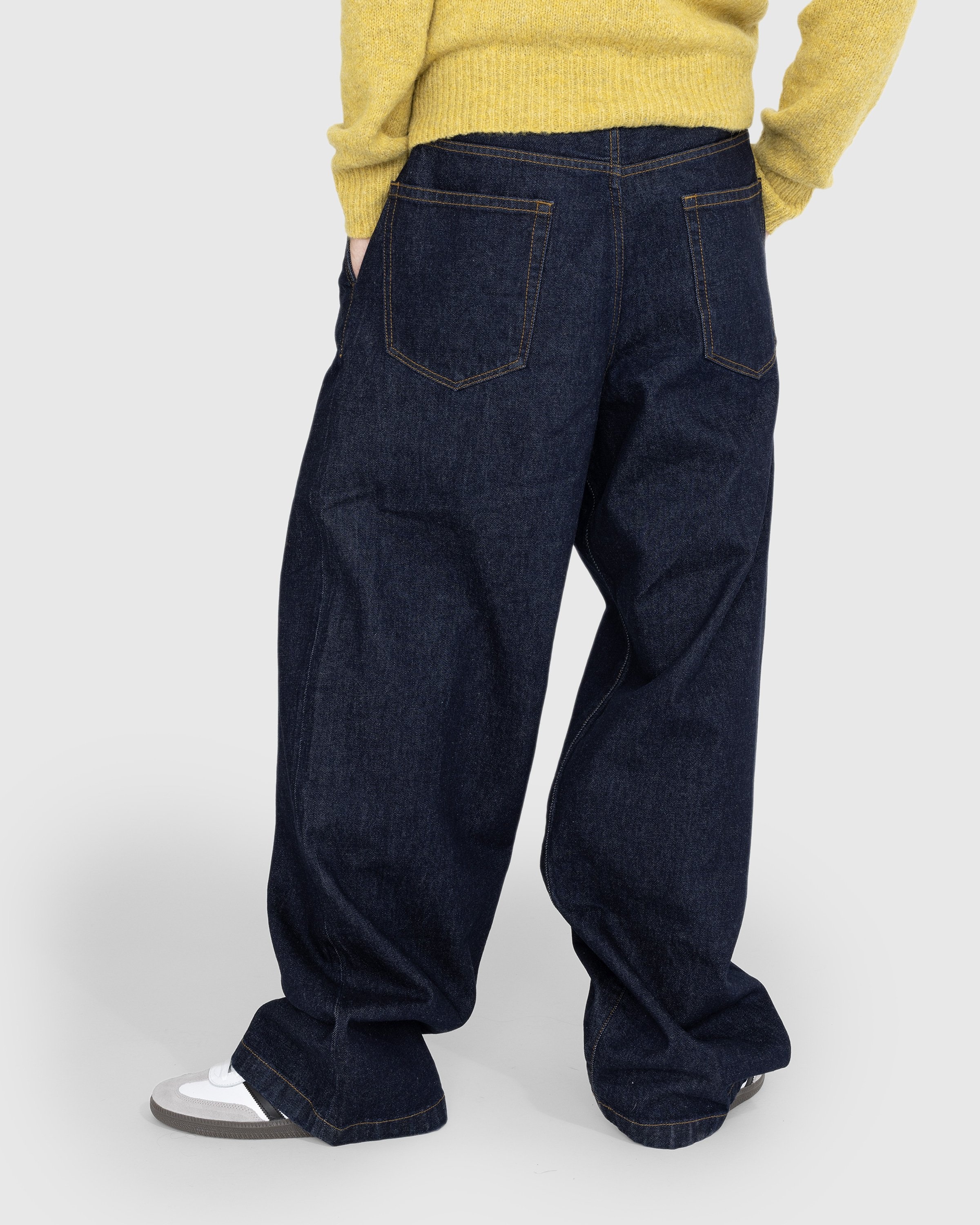Dries van Noten – Penning Pants Indigo - Pants - Blue - Image 3