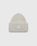 Acne Studios – Knit Face Patch Beanie Oatmeal Melange - Beanies - Beige - Image 1