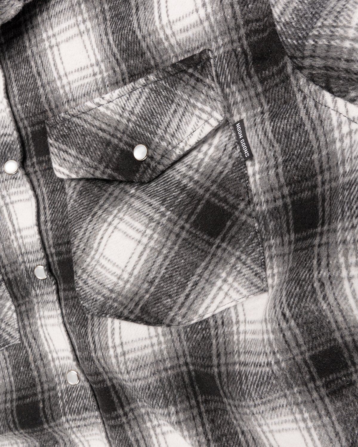 Noon Goons – Tahoe Quilted Flannel Grey - Outerwear - Grey - Image 4