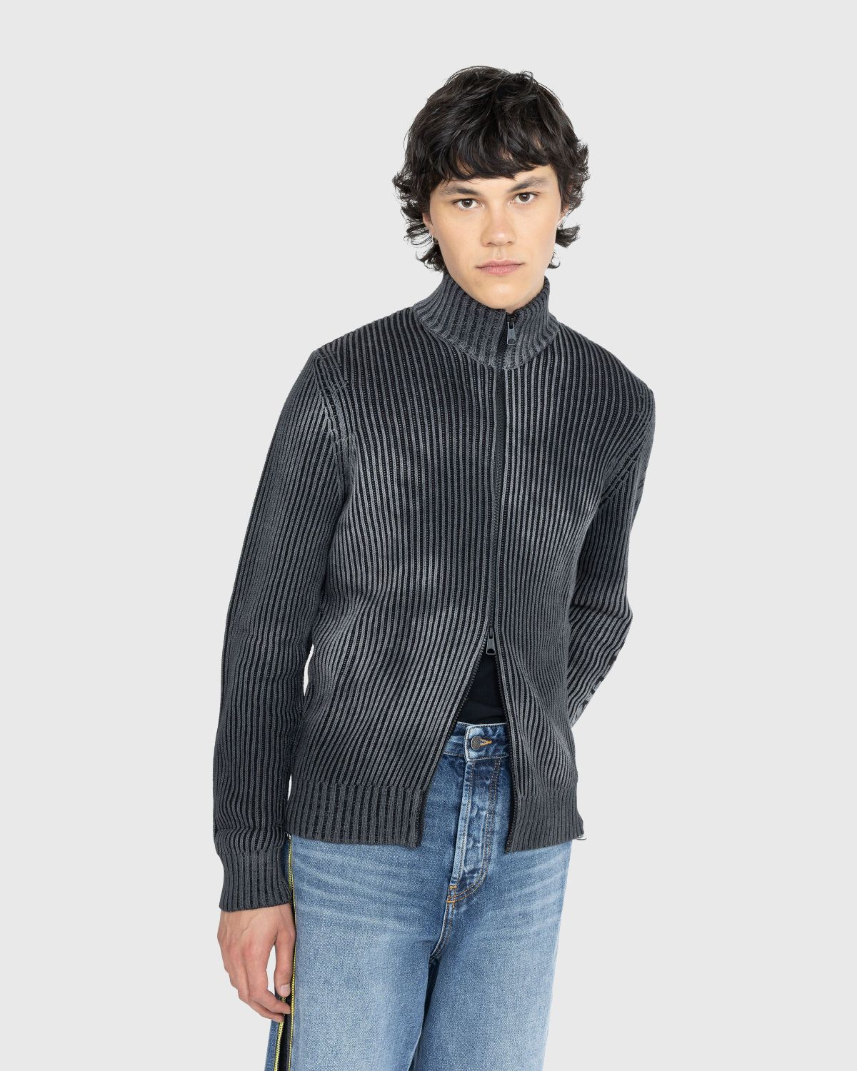 Diesel – K-Aloni Cardigan Black - Knitwear - Black - Image 2